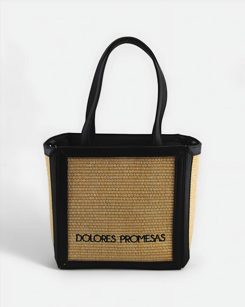 Dolores promesas Bolso de Rafia Astuta Natural Promoción trimestral