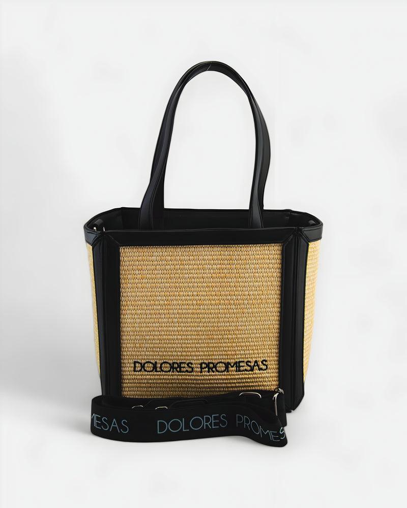 Dolores promesas Bolso de Rafia Astuta Natural Promoción trimestral