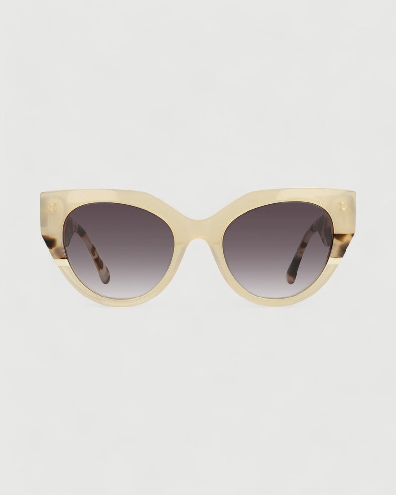 Dolores promesas Gafa con tendencia a cat eye marrón semitransparente habana y estampado Ofertas de temporada