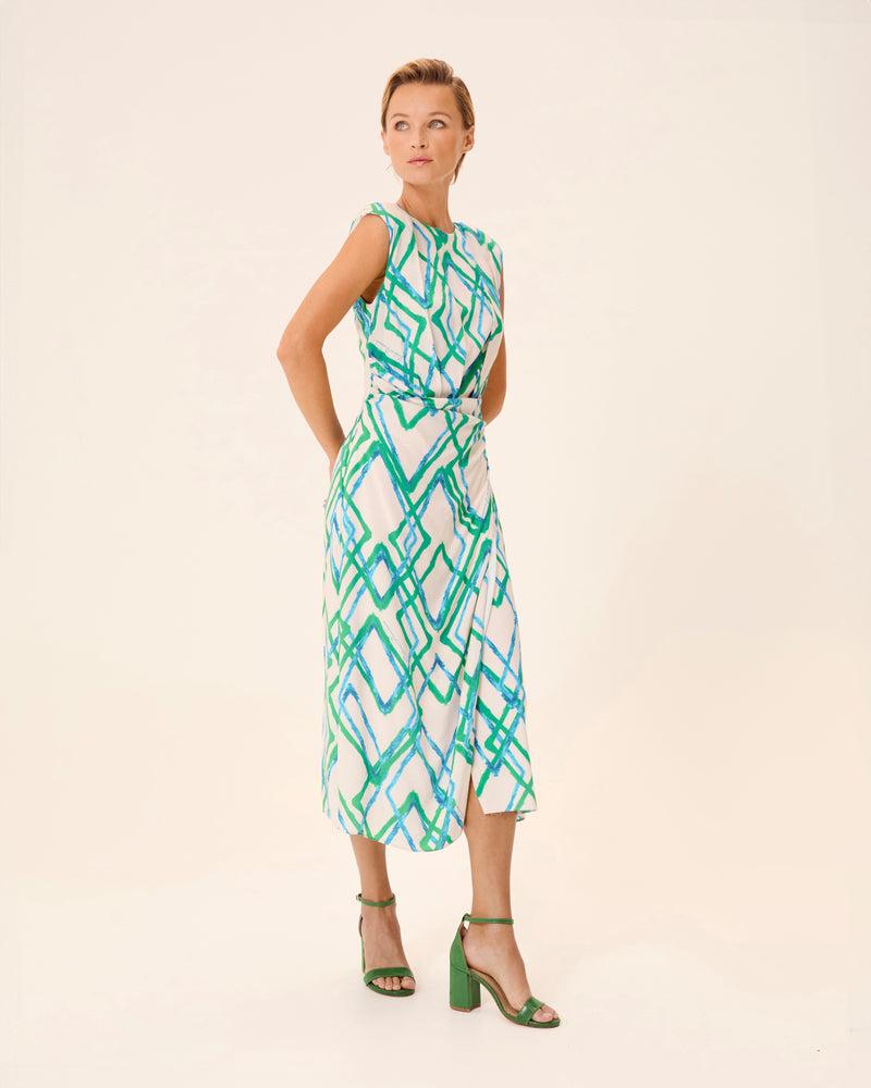 Dolores promesas Vestido Midi Lena Venta caliente