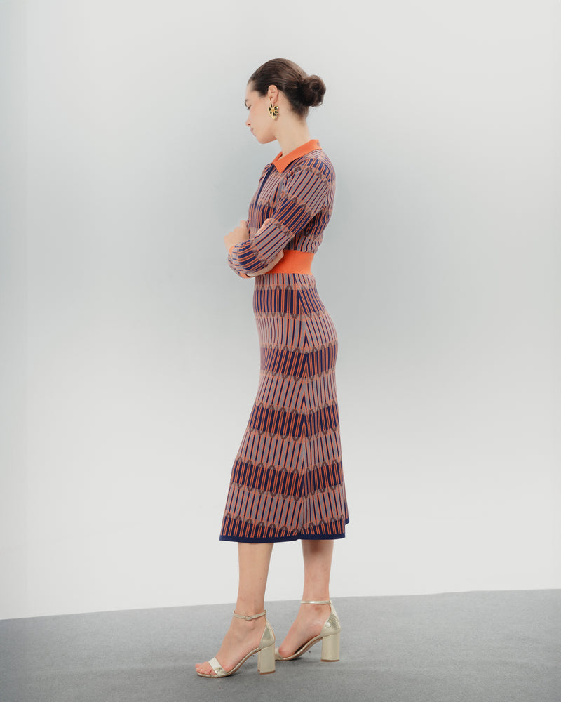 Dolores promesas Vestido Midi Color Block Luna Mejor oferta