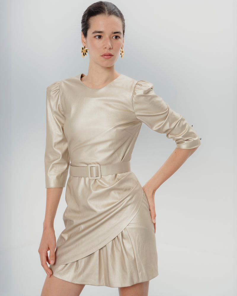 Dolores promesas Vestido dorado Bella Rebajas top