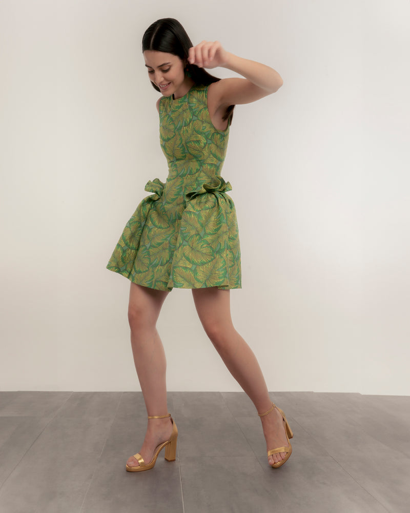 Dolores promesas Vestido Verde Vivaz Vignette Oferta especial de fábrica