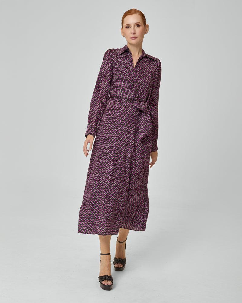 Dolores promesas Vestido Camisero con Estampado geométrico Elena En oferta