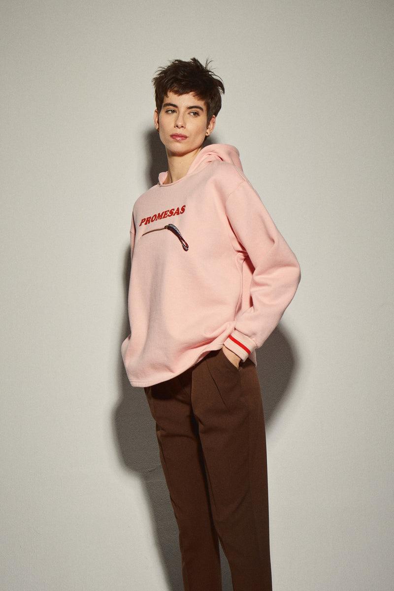 Dolores promesas Sudadera Rosa Palo Promesas Última moda
