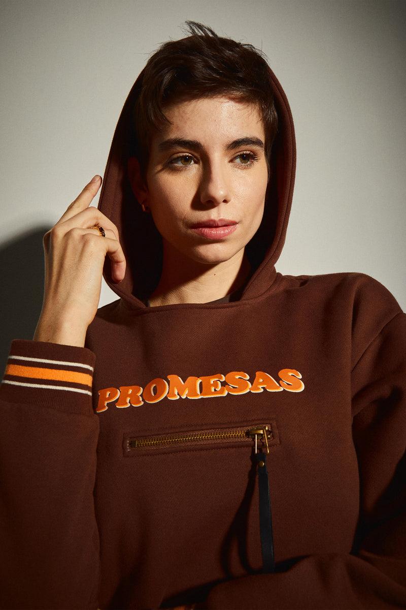 Dolores promesas Sudadera Marrón Promesas Rebajas de fin de temporada