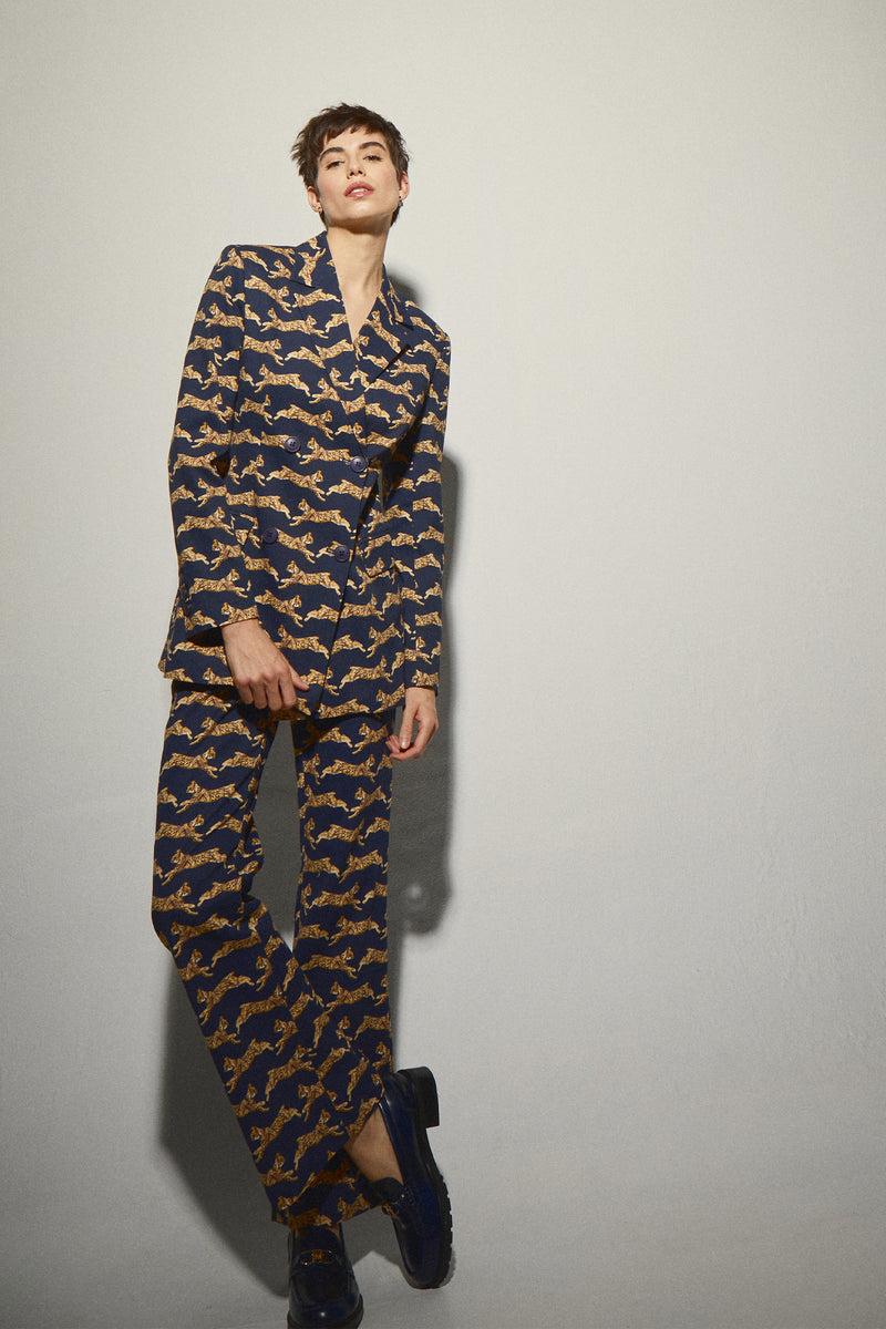 Dolores promesas Pantalón Azul Marino Lince Los más vendidos