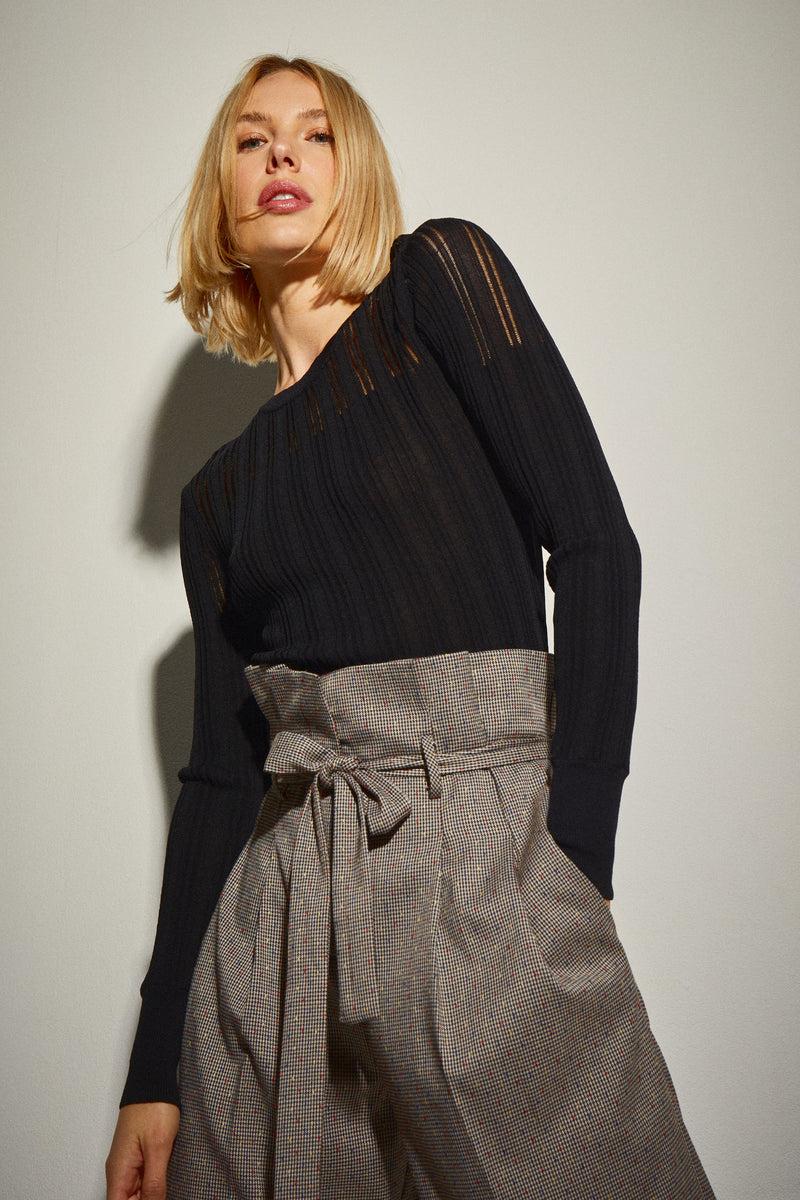 Dolores promesas Pantalón Baggy Gris Descuento