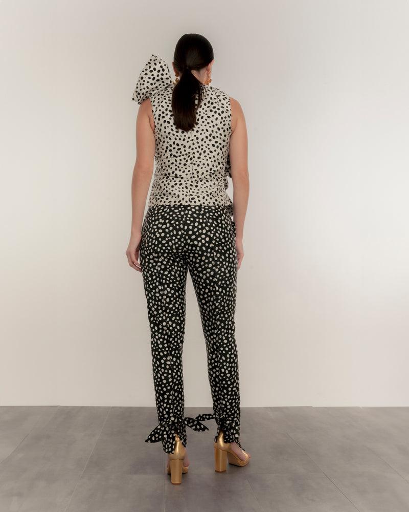 Dolores promesas Top Polka Dots Blanco Precio de fábrica
