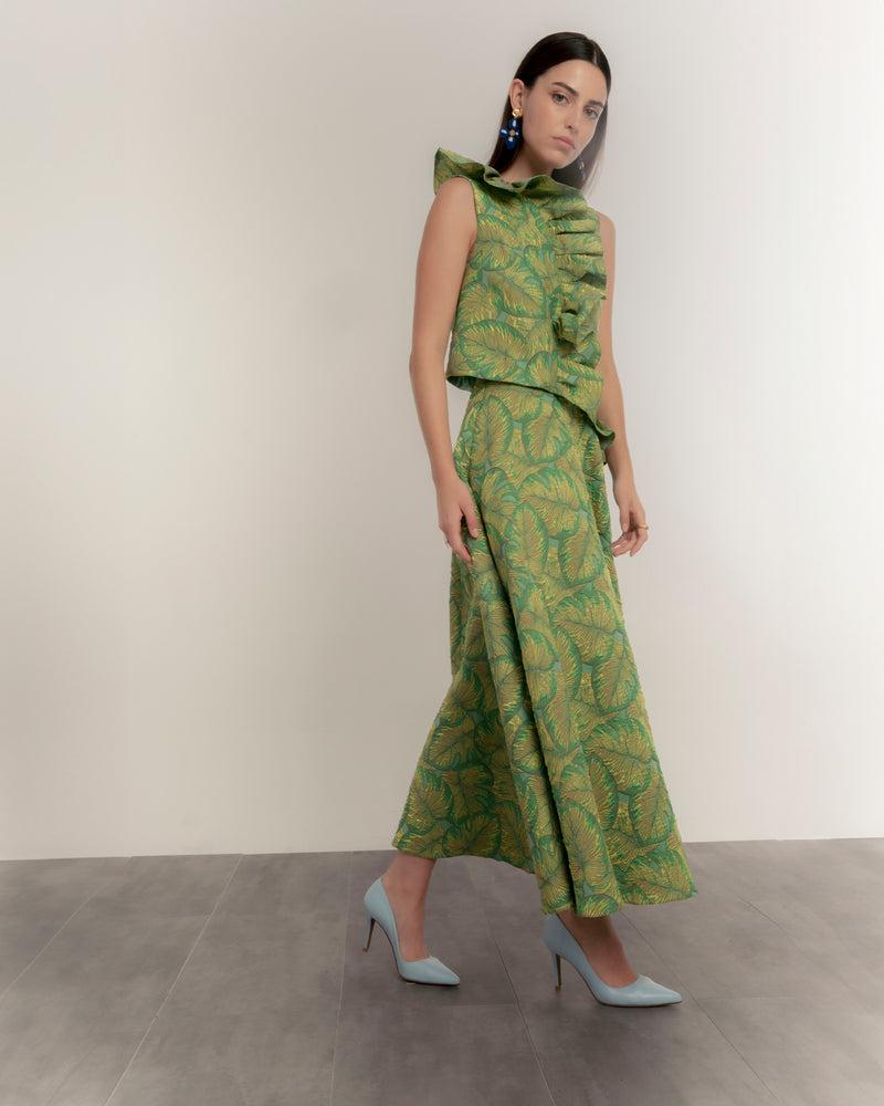 Dolores promesas Falda tropical Verde Promoción por tiempo limitado