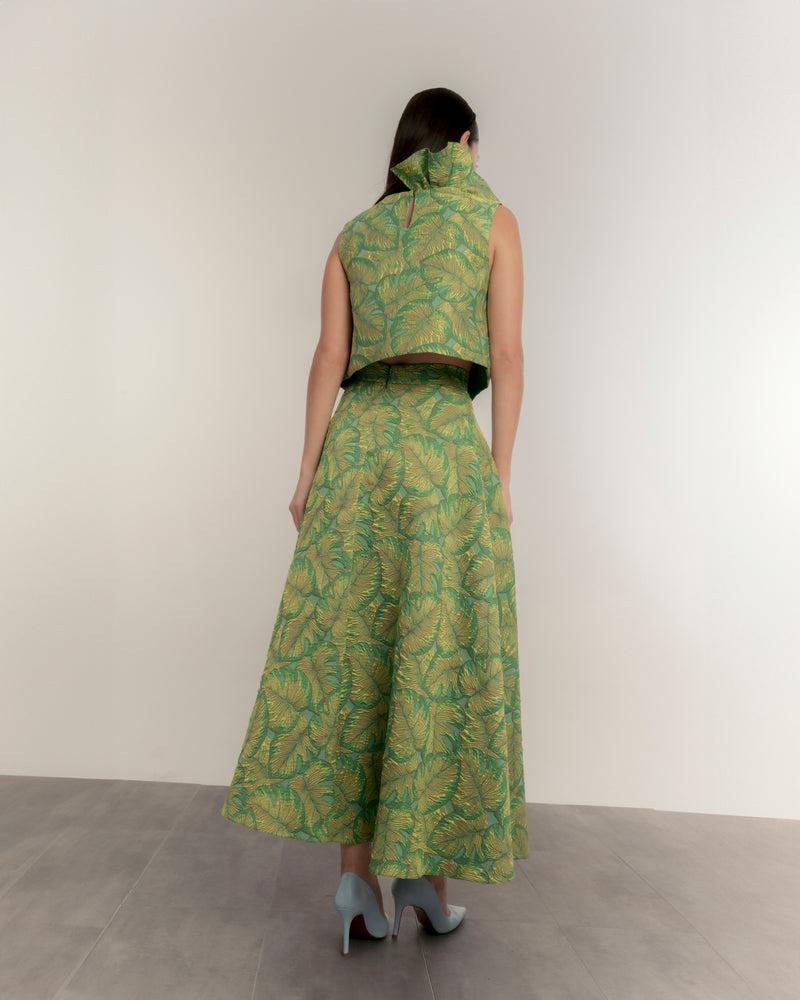 Dolores promesas Falda tropical Verde Promoción por tiempo limitado