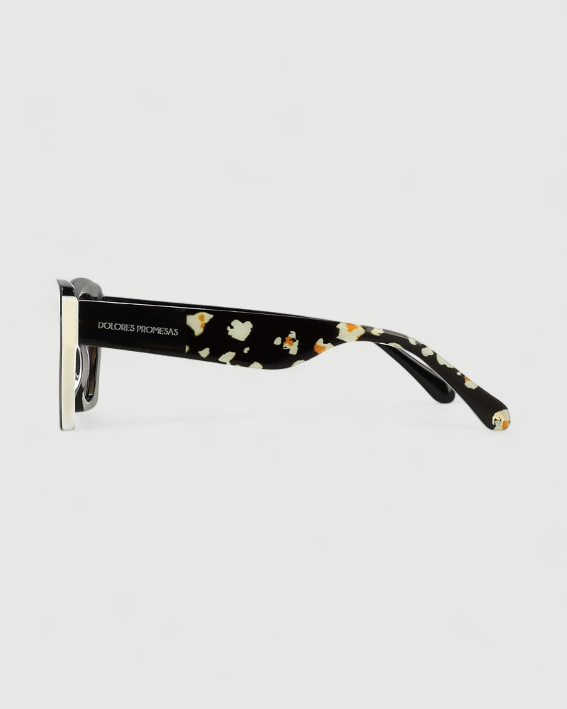 Dolores promesas Gafa con tendencia a mariposa negra beige y estampado Outlet online