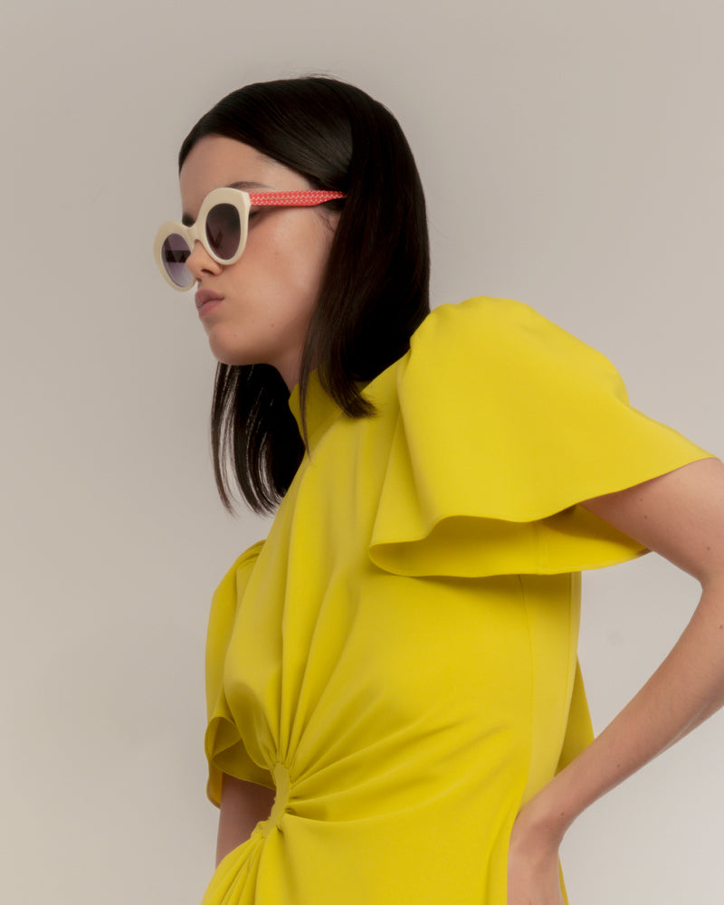 Dolores promesas Gafa con tendencia a cat eye burdeos semitransparente Ofertas