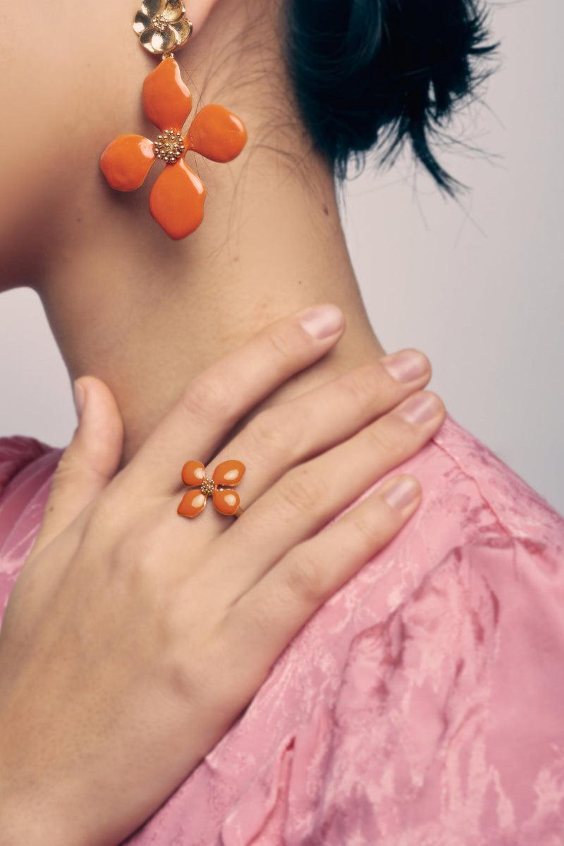 Dolores promesas Anillo Cassia Naranja Descuento por venta flash