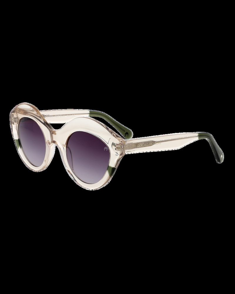 Dolores promesas Gafa con tendencia a cat eye cristal y verde En oferta