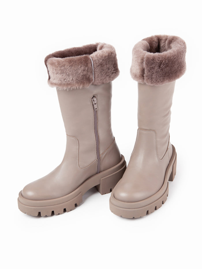 Equitare KAREN - Napa Seda/Mouton Taupe Último día