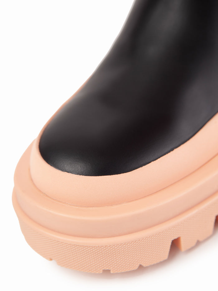 Equitare ALVIN - Napa Seda Suela Negra Salmón Envío internacional gratuito