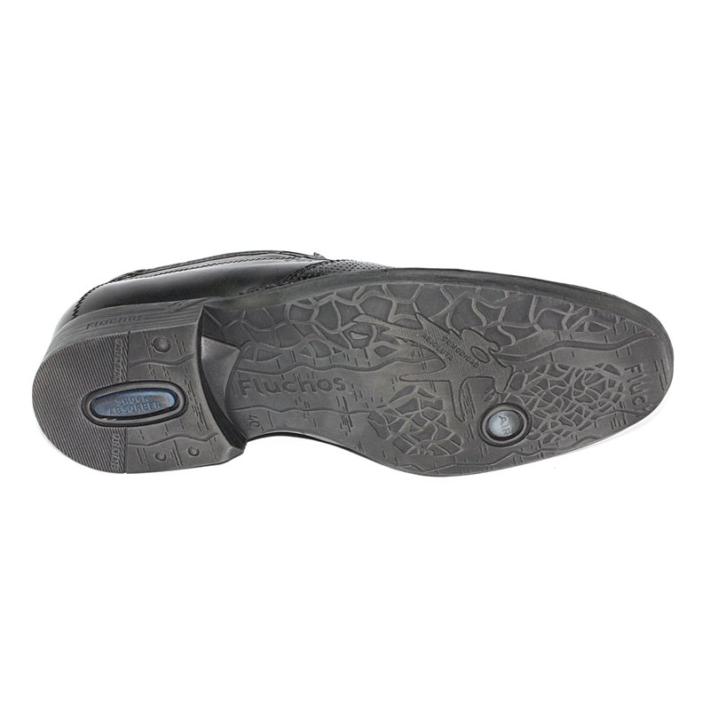 Fluchos Fluchos Alonso Negro Leather Descuento por venta flash