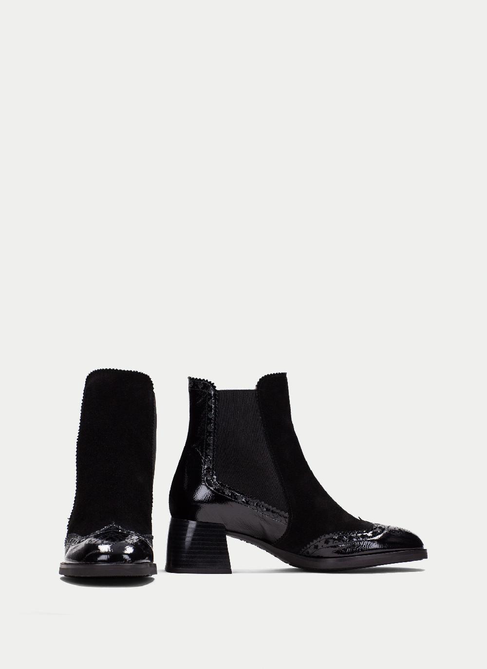 Hispanitas Botin milan negro Grandes descuentos