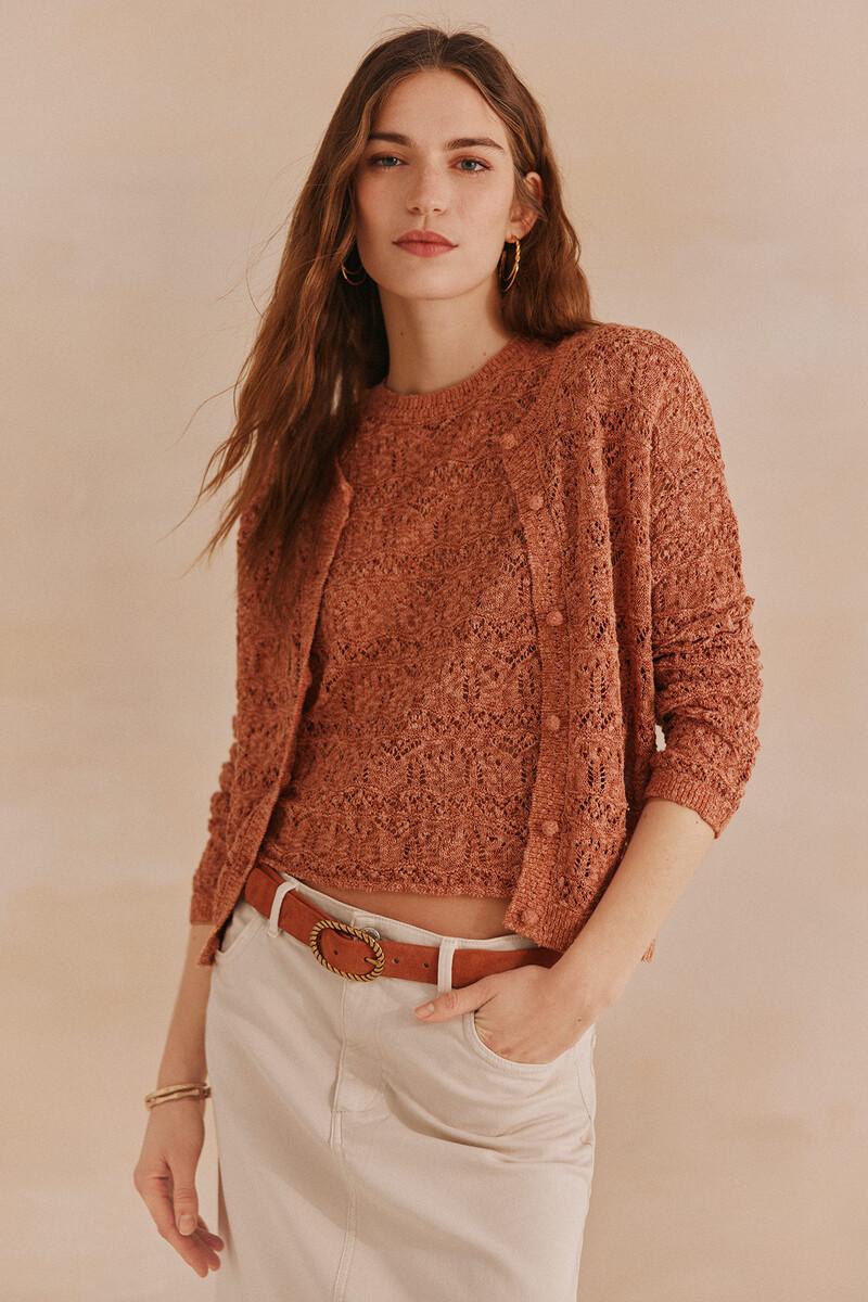 Hoss intropia Soledad. Chaqueta pointelle | Cárdigans de mujer | Hoss Intropia Solo queda un día