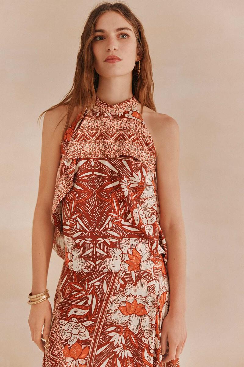 Hoss intropia Liana. Top estampado | Blusas y camisas de mujer | Hoss Intropia Limitado a 3 días