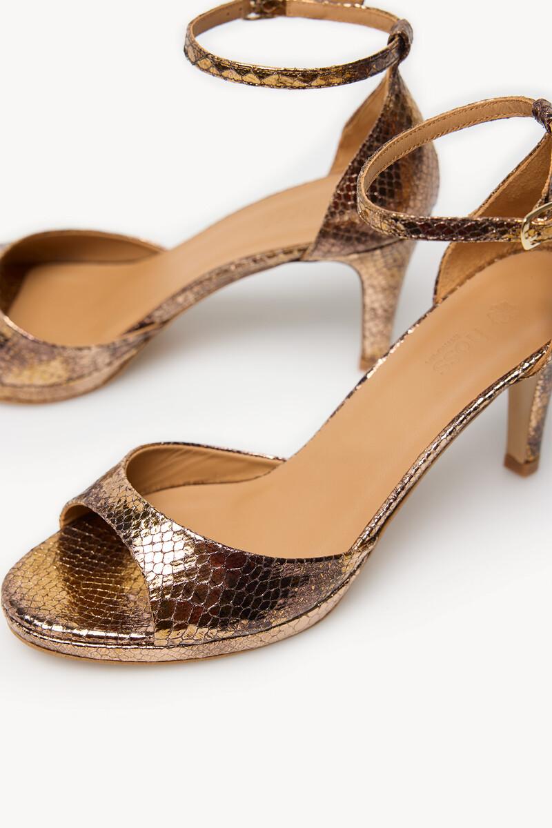 Hoss intropia Nadia. Sandalia tacon efecto serpiente | Tacones de mujer | Hoss Intropia En oferta