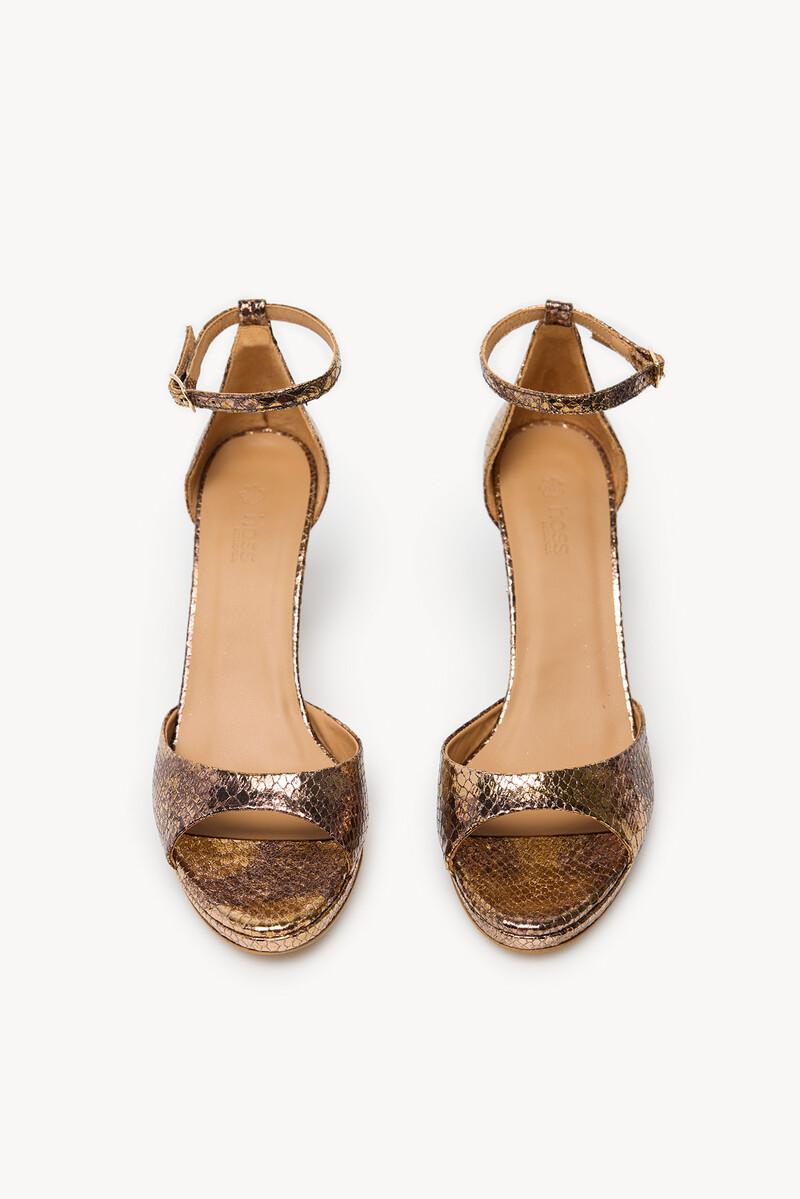 Hoss intropia Nadia. Sandalia tacon efecto serpiente | Tacones de mujer | Hoss Intropia En oferta