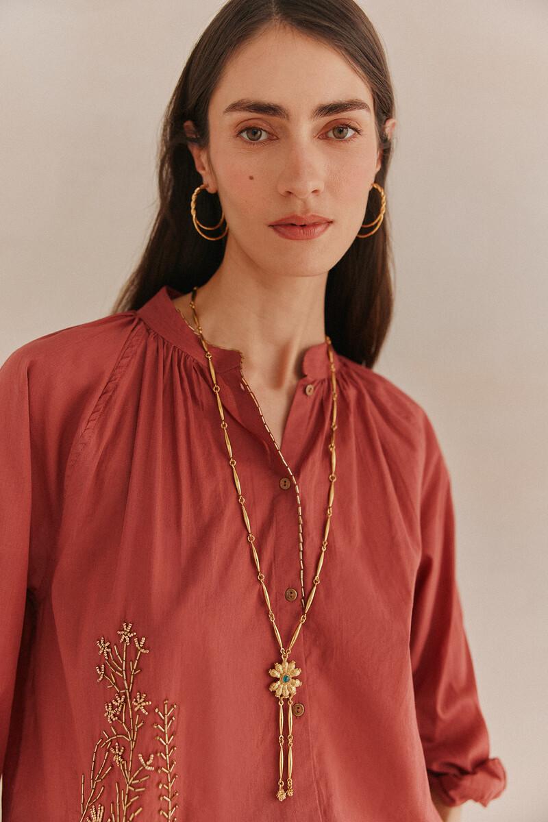 Hoss intropia Lara. Blusa bordada cuentas | Blusas y camisas de mujer | Hoss Intropia Oferta exclusiva