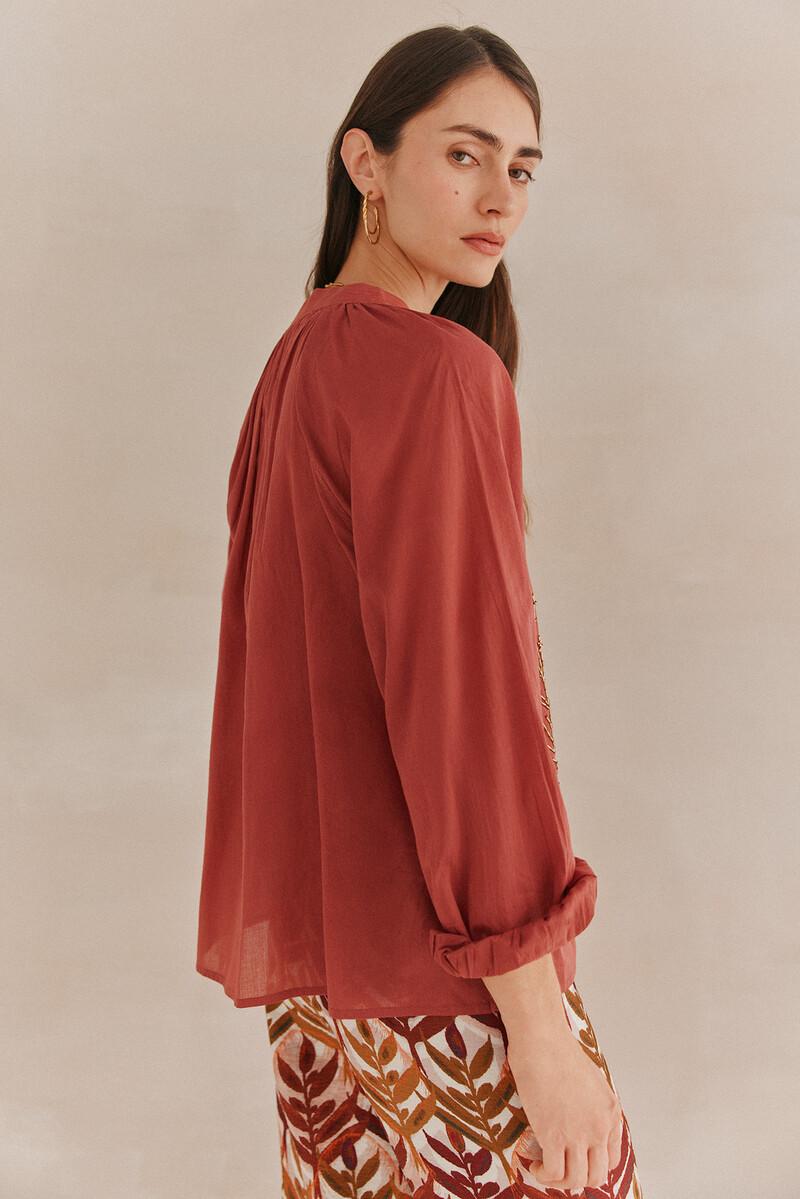 Hoss intropia Lara. Blusa bordada cuentas | Blusas y camisas de mujer | Hoss Intropia Oferta exclusiva