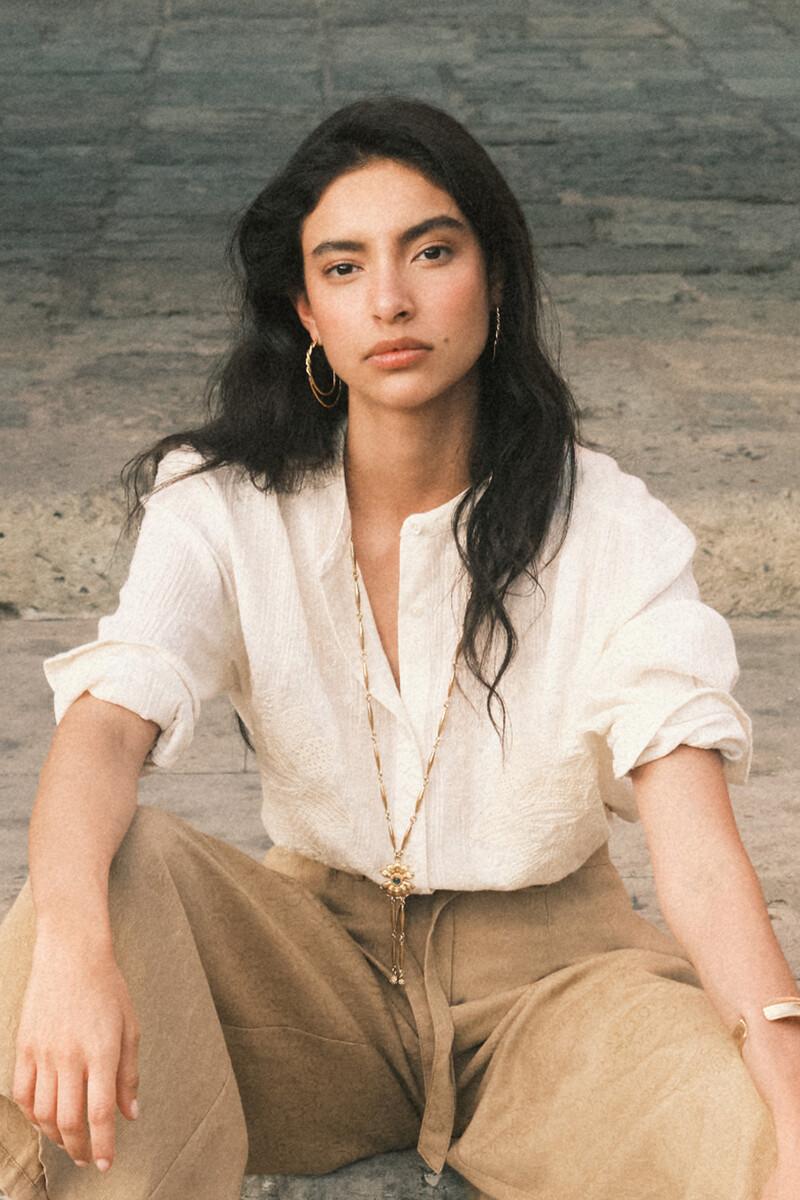 Hoss intropia Galiana. Camisa bordada | Blusas y camisas de mujer | Hoss Intropia Precio ultrabajo