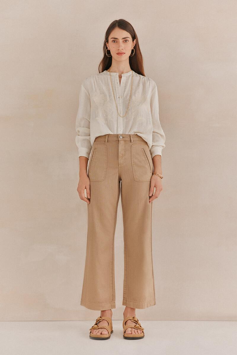 Hoss intropia Galiana. Camisa bordada | Blusas y camisas de mujer | Hoss Intropia Precio ultrabajo