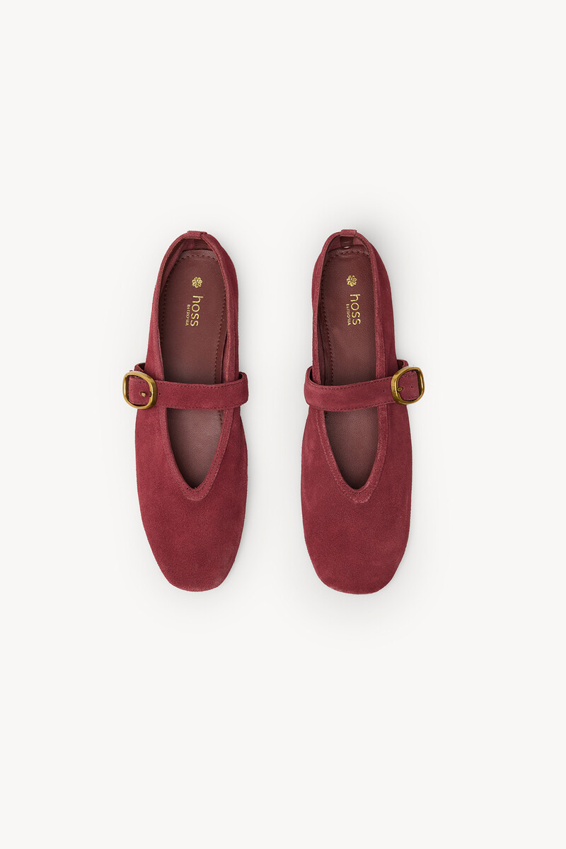 Hoss intropia Laura. Bailarina hebilla serraje | Zapatos de mujer | Hoss Intropia Outlet