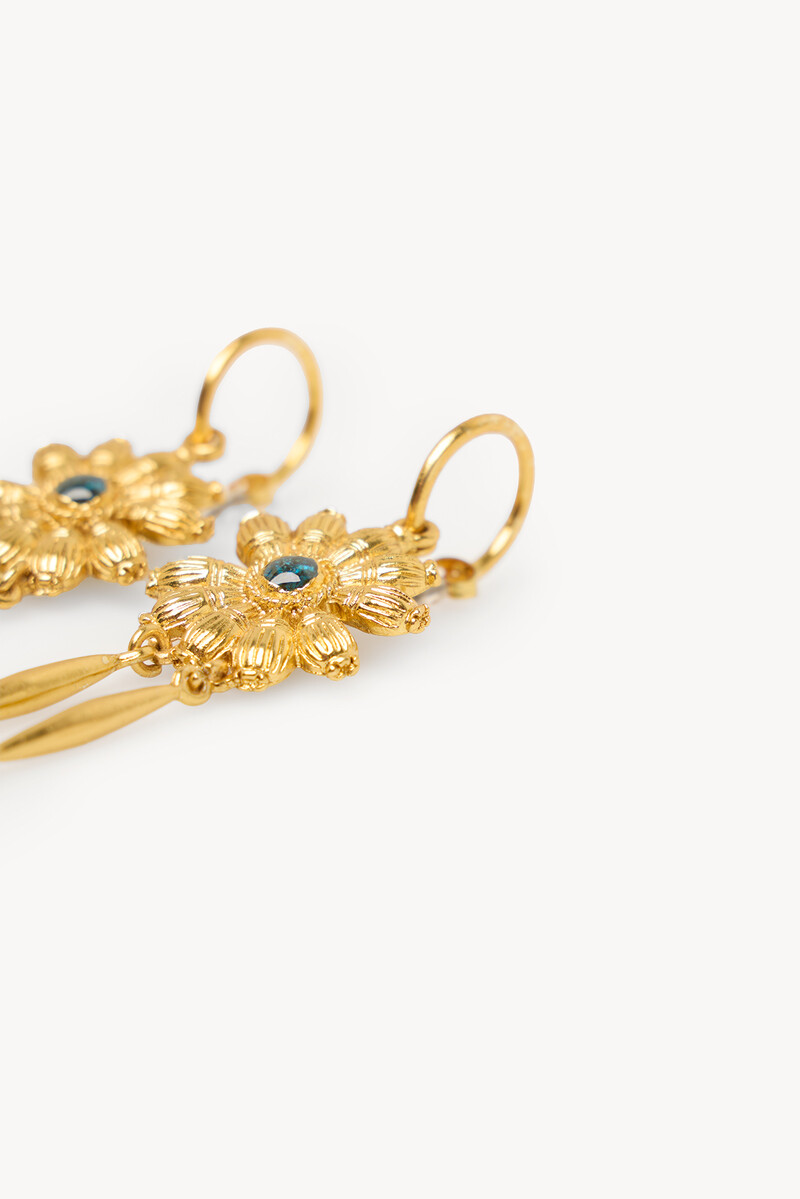 Hoss intropia Nila. Pendientes largos flor | Pendientes de mujer | Hoss Intropia Venta caliente
