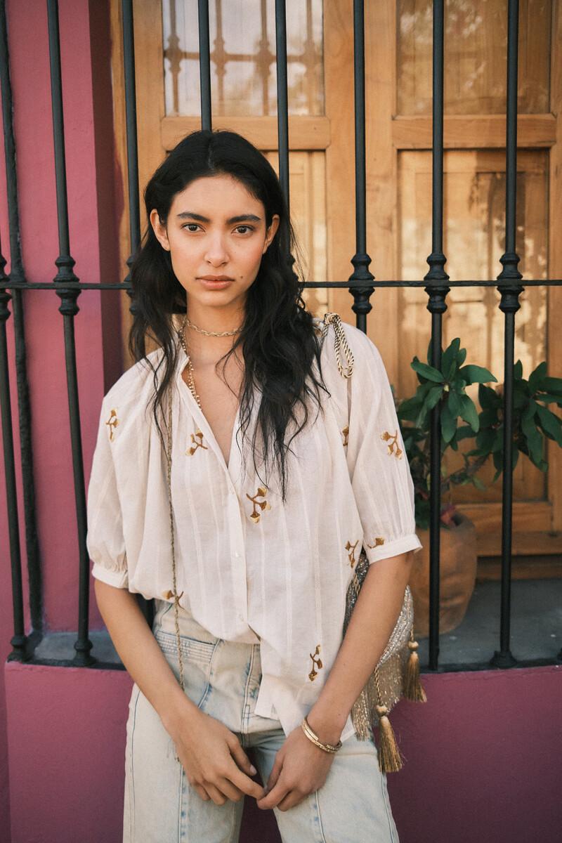 Hoss intropia Gadea. Blusa bordada | Blusas y camisas de mujer | Hoss Intropia