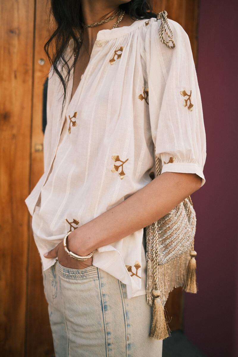 Hoss intropia Gadea. Blusa bordada | Blusas y camisas de mujer | Hoss Intropia Rebajas baratas