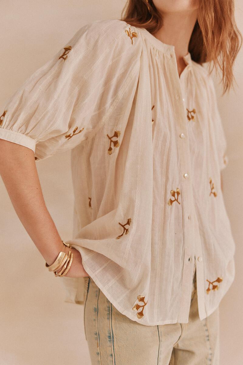 Hoss intropia Gadea. Blusa bordada | Blusas y camisas de mujer | Hoss Intropia Rebajas baratas