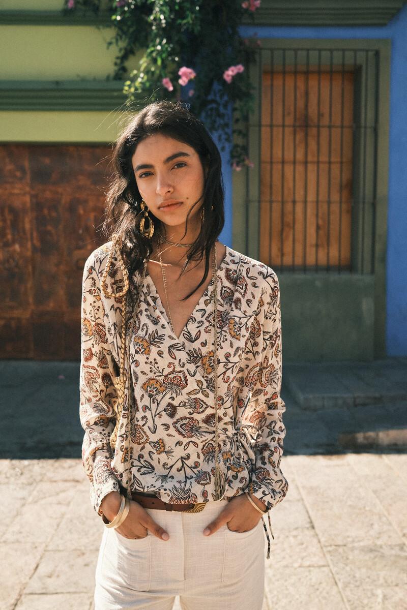 Hoss intropia Adela. Top estampado | Blusas y camisas de mujer | Hoss Intropia Los más vendidos