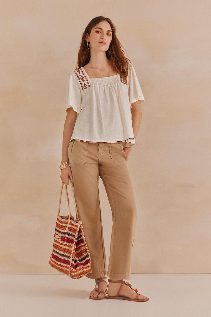 Hoss intropia Fernanda. Camiseta smock | Camisetas y tops de mujer | Hoss Intropia Descuento