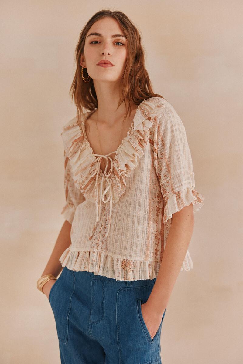 Hoss intropia Astrid. Blusa estampada. | Blusas y camisas de mujer | Hoss Intropia Envío gratis