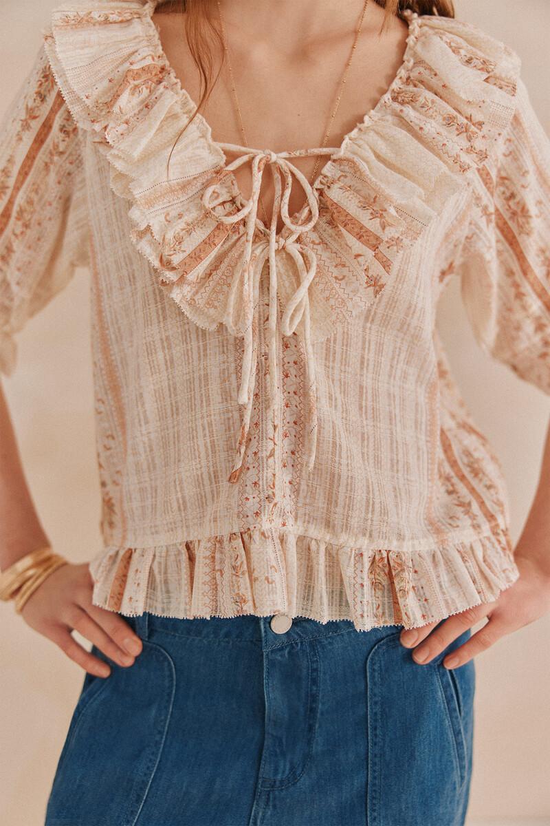 Hoss intropia Astrid. Blusa estampada. | Blusas y camisas de mujer | Hoss Intropia Envío gratis
