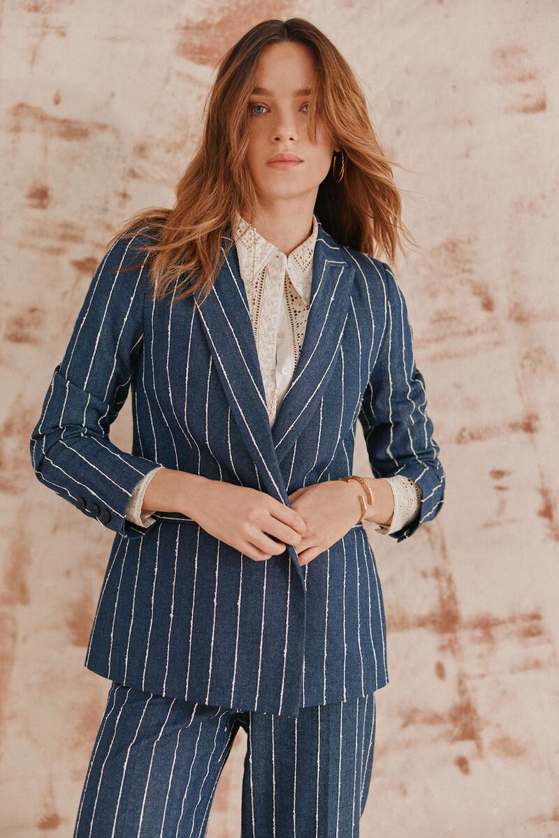 Hoss intropia Elvira. Blazer rayas | Blazer y americanas de mujer | Hoss Intropia Precios de Black Friday