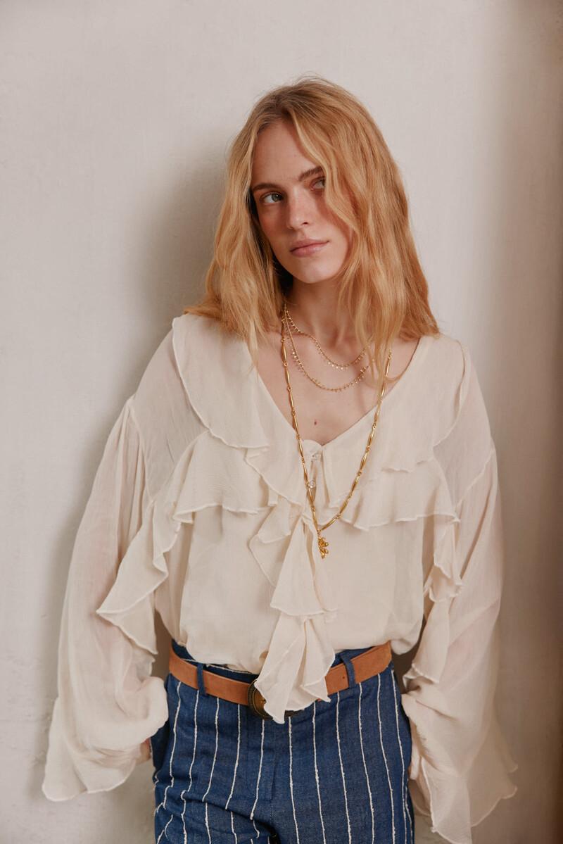 Hoss intropia Carina. Blusa volantes. | Blusas y camisas de mujer | Hoss Intropia Libre de impuestos
