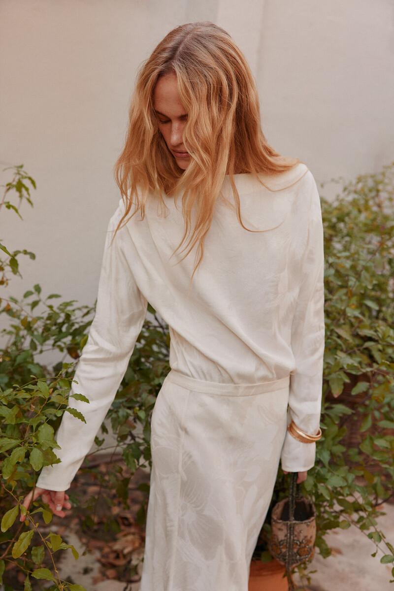 Hoss intropia Constanza. Blusa jacquard. | Blusas y camisas de mujer | Hoss Intropia Descuento por venta flash