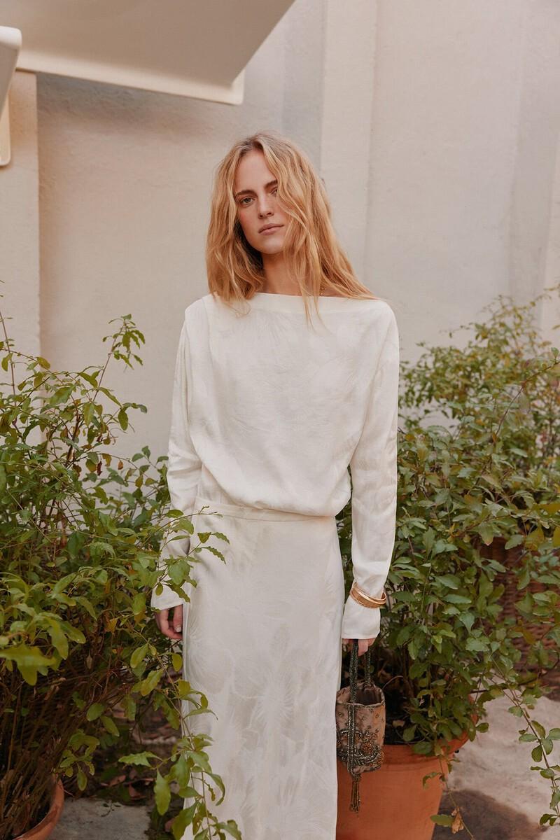 Hoss intropia Constanza. Blusa jacquard. | Blusas y camisas de mujer | Hoss Intropia Descuento por venta flash