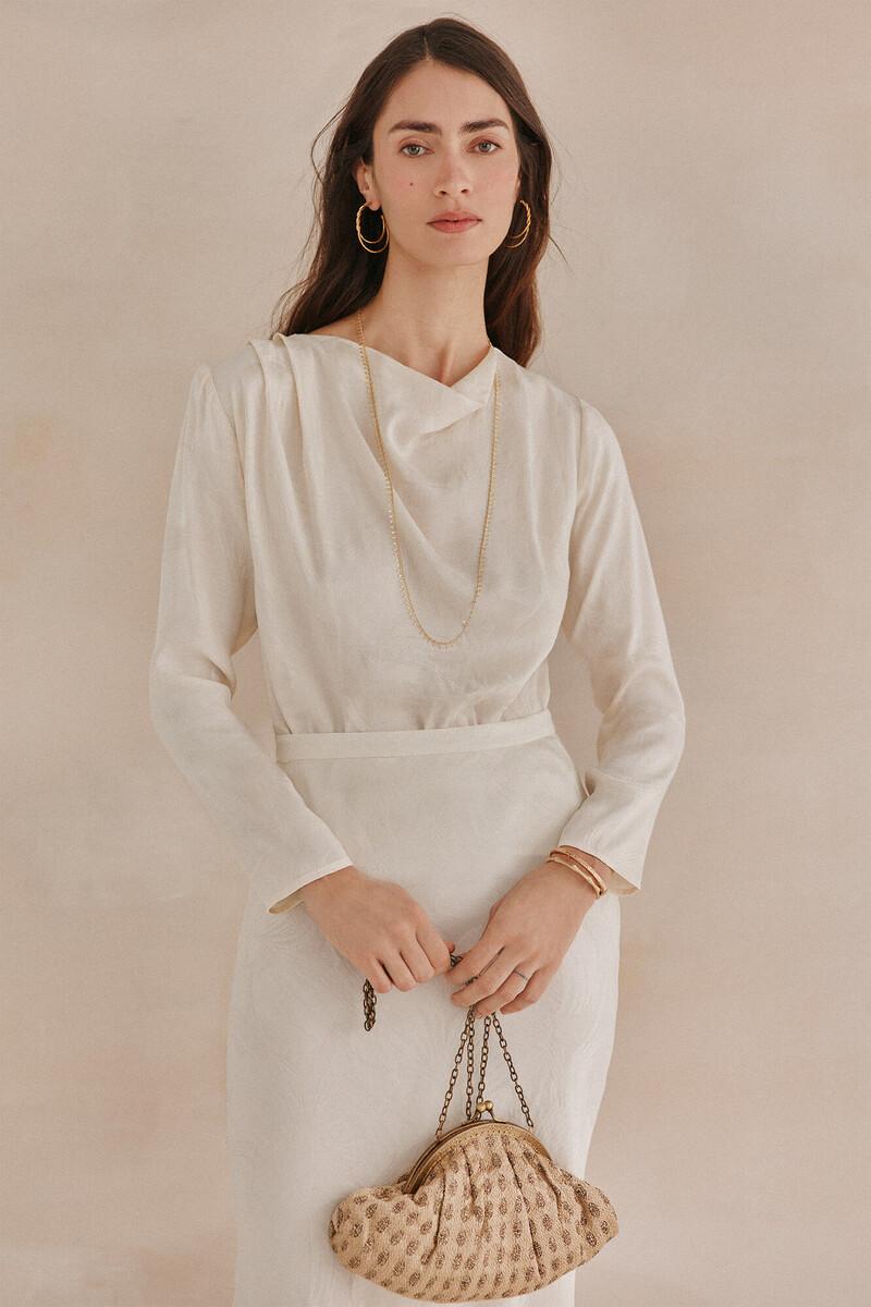 Hoss intropia Constanza. Blusa jacquard. | Blusas y camisas de mujer | Hoss Intropia Descuento por venta flash