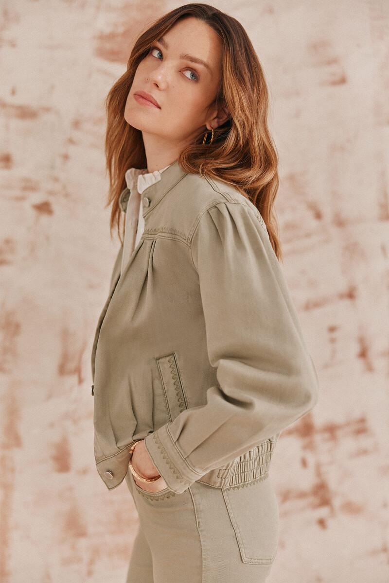 Hoss intropia Beatriz. Chaqueta bomber frunces | Kimonos y Chaquetas de mujer | Hoss Intropia