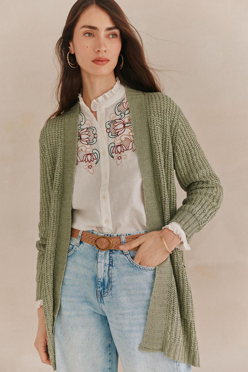 Hoss intropia Saida. Chaqueta cuello redondo | Cárdigans de mujer | Hoss Intropia