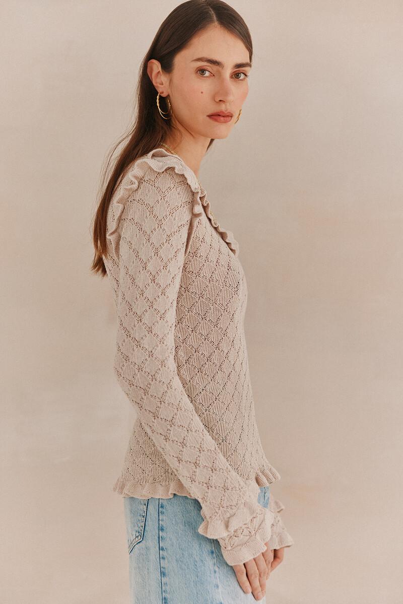 Hoss intropia Nuria. Jersey manga larga | Ropa de punto de mujer | Hoss Intropia Descuento