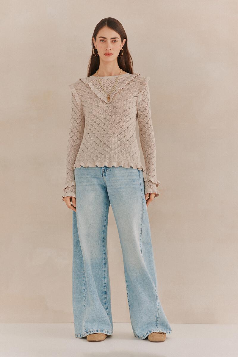 Hoss intropia Nuria. Jersey manga larga | Ropa de punto de mujer | Hoss Intropia Descuento