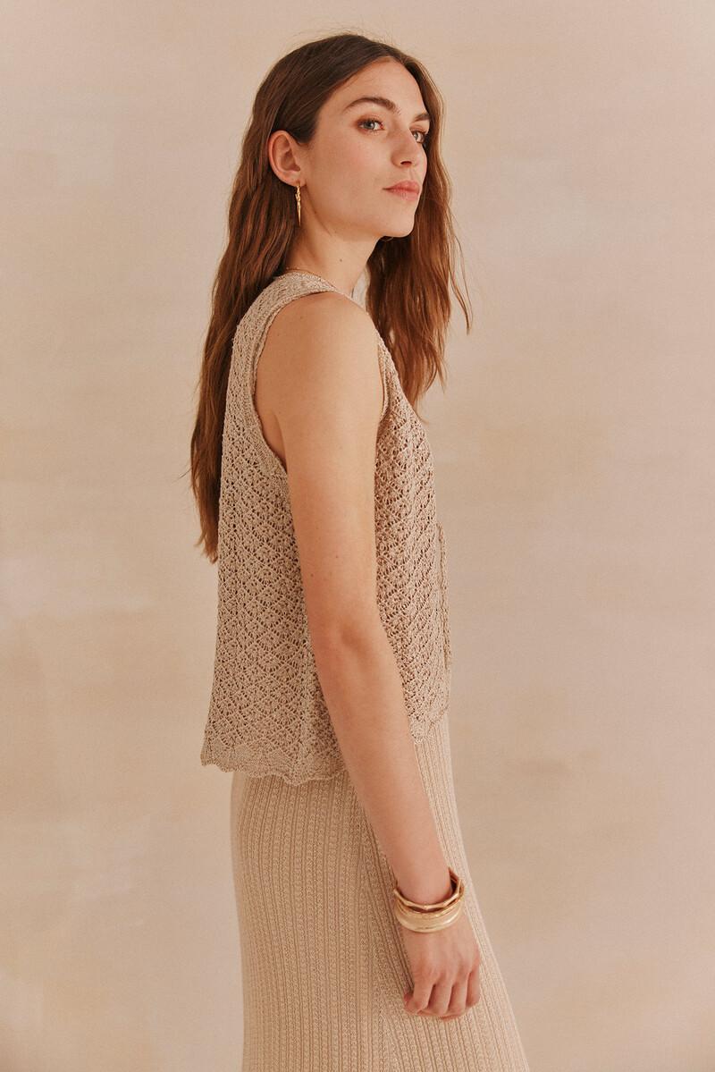 Hoss intropia Nerea. Chaleco punto. | Chalecos de mujer | Hoss Intropia Oferta especial de fábrica